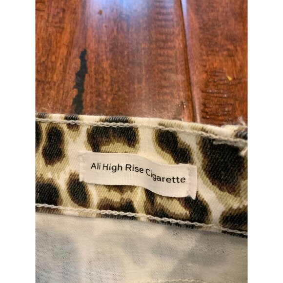 Frame Brown Leopard Print "Ali High Rise Cigarette" Skinny Jeans, Size 26, NWT! - Picture 5 of 8